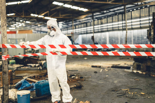 Professional Drug Lab Cleanup technician working in Woodbury, TN